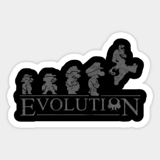 evolution game Sticker